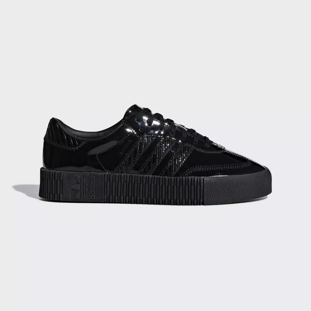 Adidas Samba Rose Tenis Negros Para Mujer (MX-98044)